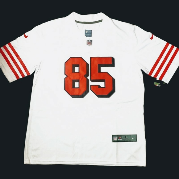 George Kittle 49ers Jersey White Double Stitched! - Picture 2 of 3